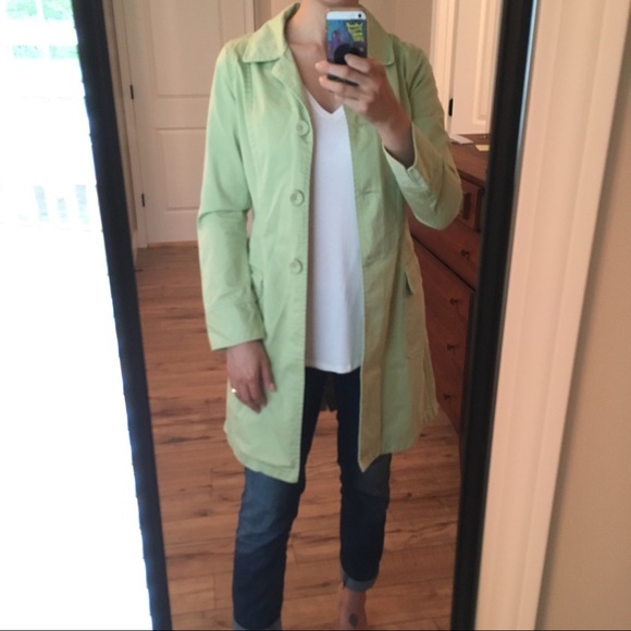 Halogen Trench Coat - Pistachio - Picture 2 of 7